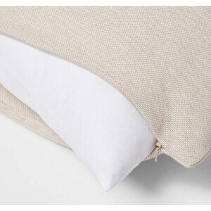 Feather‎ Filled Throw Pillow Insert White Threshold Oversized Square 24x24